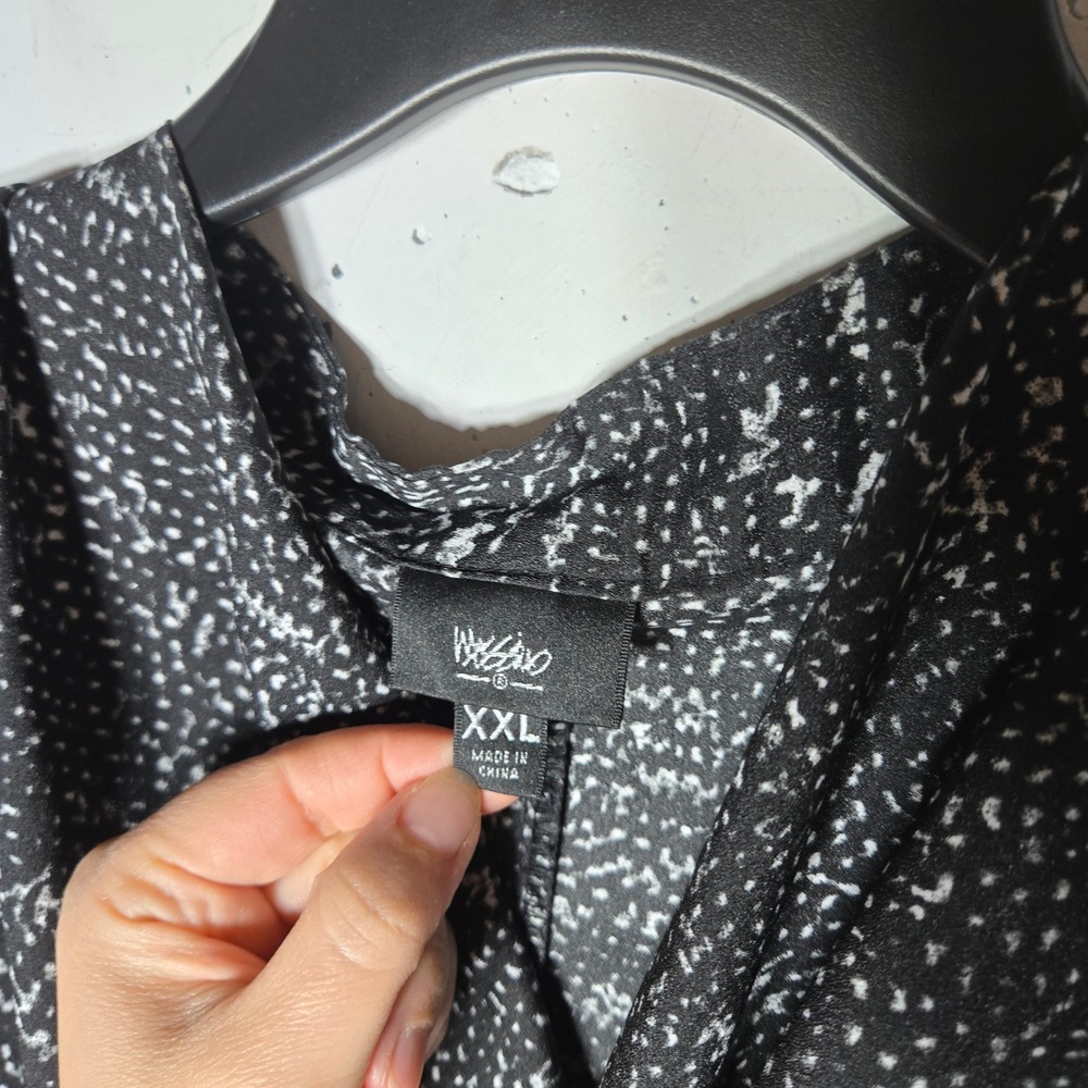 Mossimo Cowl Neck Sleeveless Top XXL Office Y2K Dark Academia Career Capsule - Picture 3 of 7